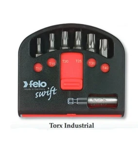 Juego de brocas FELO 7 piezas - Torx con soporte magnético, 02060316 - Imagen 1 de 2