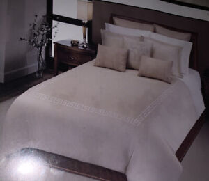 *NEW* 3pc Embroidered 100% Cotton Bedding Ensamble Duvet Set Full Queen Westone