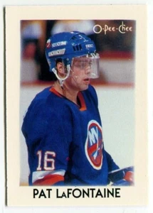 1987-88 O-Pee-Chee Mini OPC #22 Pat LaFontaine New York Islanders - Picture 1 of 2