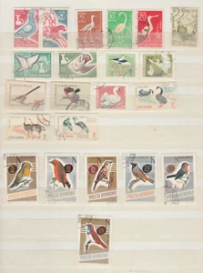 ROMANIA BIRDS A SELECTION OF USED AND CTO'S - Picture 1 of 1