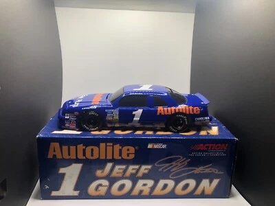 Jeff Gordon 1989 Autolite Nascar 1/24 Diecast Bank Ford Thunderbird #1 - Image 1 of 4
