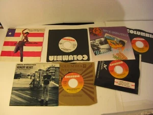 Bruce Springsteen 7" 45 LOT 4 + PS Record & Picture Sleeve Tunnel Of Love / BH8 - Picture 1 of 1