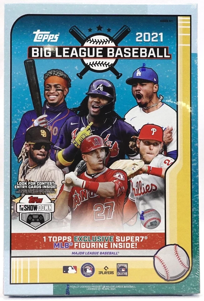 2021 Topps Big League Baseball Collector Hobby Box 5 Packs Per Box 10 Cards Pack - Image 1 of 4