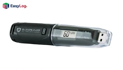 Lascar EL-21CFR-2-LCD Lascar 21CFR USB Humidity & Temperature Data Logger LCD
