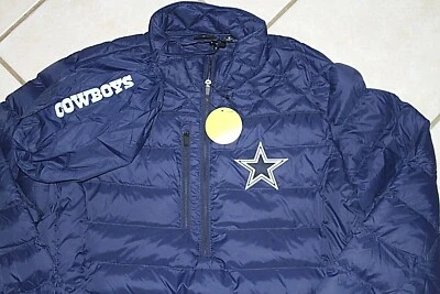 NUEVA G-III Dallas Cowboys Triángulo Ofensa Chaqueta Embalable Para Hombres Mediana ¡RARA! Foto 1 de 4