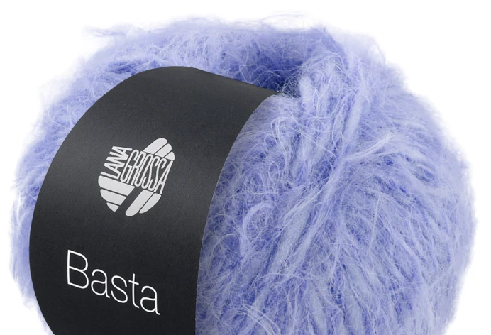 (kg/138€) NEU! BASTA Lana Grossa 50g Fb. 20 lilablau federzarter Flausch - Bild 1 von 2