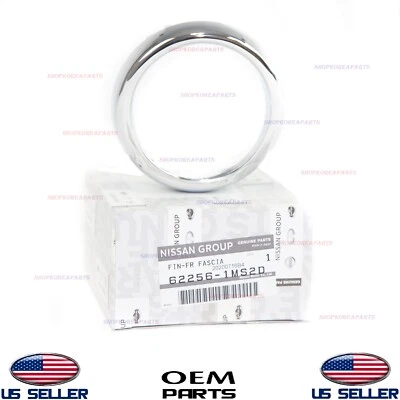 Genuine Front Fog Lamp Chrome Trim Ring RIGHT ⭐OEM⭐ INFINITI *See compatibility — 第 1/4 张图片