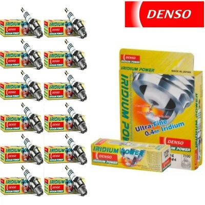 Paquete de 12 bujías de alimentación Denso Iridium para BMW 750IL V12-5,4 L 1999-2001 Foto 1 de 4