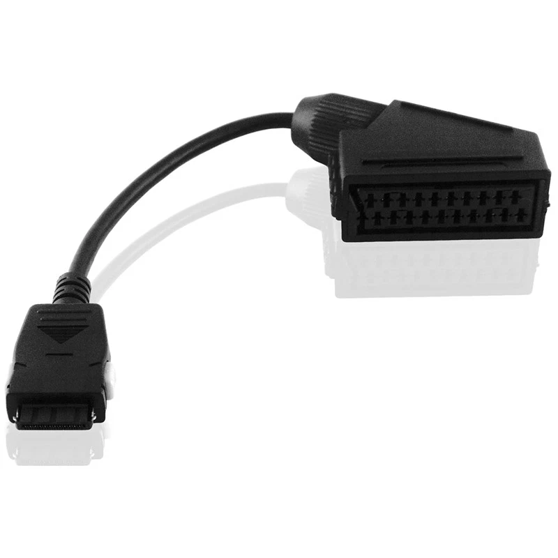 Scart Skart Anschluss Adapter Stecker Buchse 20cm Kabel für Samsung Fernseher TV - Bild 1 von 1