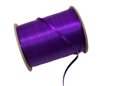 Schiff Purple Double-Face Satin Ribbon 1/8 inch wide x 20 yards Weddings B10 - Image 1 of 4