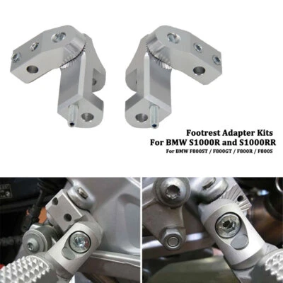 For BMW F800ST F800GT F800R F800S Motorcycle Adjustable Footrest Adapter Kits - Image 1 of 4