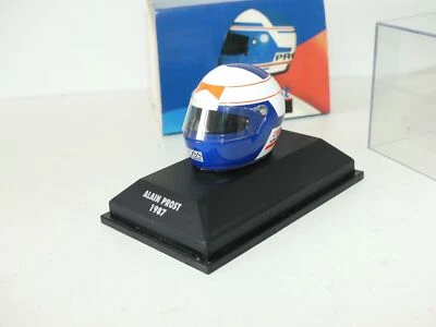 CASQUE ALAIN PROST 1987 HELMET MINICHAMPS 1:8  - Photo 1/2