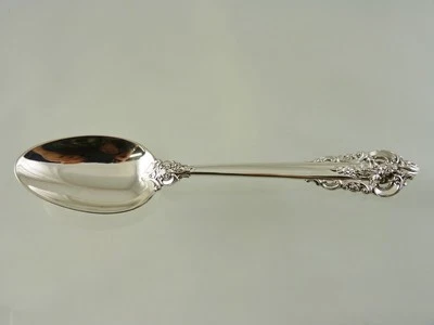 GRANDE BARROCO 1941 SOPA OVAL OU COLHER DE SOBREMESA POR WALLACE SILVERSMITHS - Imagem 1 de 4