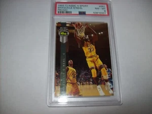 1992 Classic Four Sport Promo #PR1 Shaquille O'Neal Rookie PSA 8 Free Shipping - Picture 1 of 4