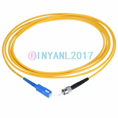 10M SC UPC to ST UPC SM Single Mode 9/125 Fiber Patch Cord Simplex Fiber Cable - Image 1 of 4