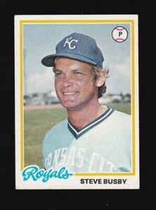 1978 Topps Steve Busby #336 Kansas City Royals - Picture 1 of 2