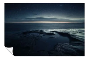 Blue Night Sky Star Sunset Artistic Poster Wall Art Home Decor - Picture 1 of 4