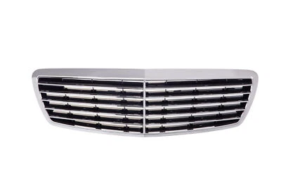 Front Chrome Grille w/Insert for 2003-2006 W211 Benz E-Class E320 E350 E500 E55 Foto 1 de 4