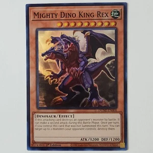 Mighty Dino King Rex - DUNE-EN008 - VLP - Super Rare - 1st ed - Yugioh - Picture 1 of 2