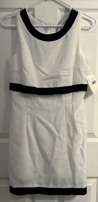 Vintage NWT!! 90s Y2K Rampage White Black Trim Lined Size 3 - Image 1 of 4
