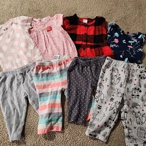 BABY GIRL Lot of 8 Clothes Size 6 Months+ - Picture 1 of 9