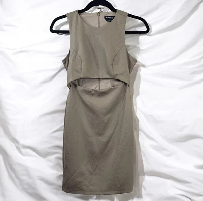 Vestido Bebe para mujer grande de cuero vegano recortado ceñido al cuerpo negro estampado de serpiente basculante Foto 1 de 4