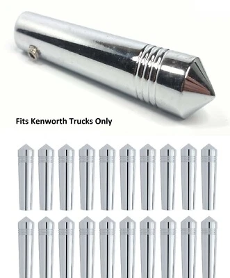 (Set/20) for Kenworth Pointed Toggle Switch Extension 1-7/8 Long Chrome Metal - Image 1 of 2
