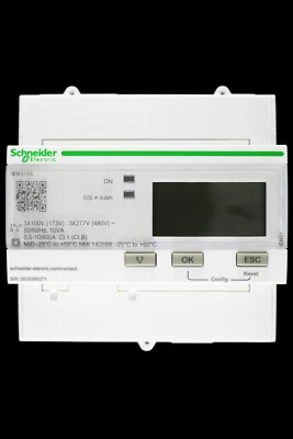 SCHNEIDER 63 AMP WATT HOUR ENERGY METER iEM3155 A9MEM3155 - Image 1 of 4