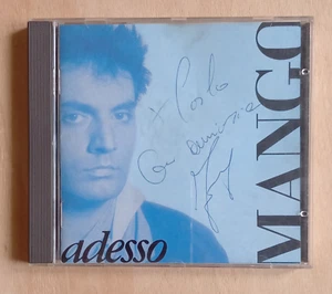 CD MANGO Adesso 1987 Fonit Cetra Italy AUTOGRAMMIERT - Bild 1 von 4