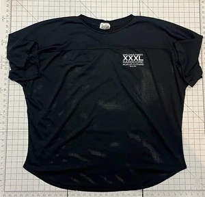 Explosive Fibres Classic XXXL Logo Mesh Shirt Oversized 3XL Black Ships Fast - Picture 1 of 2