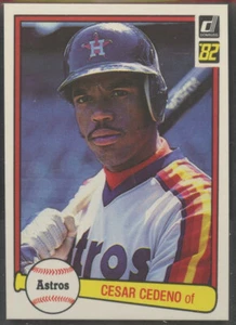 1982 Donruss #118 Cesar Cedeno Houston Astros - Picture 1 of 2
