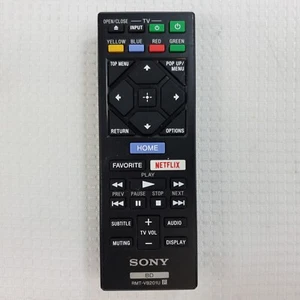 Sony Original Remote Control Model RMT-VB201U For BLU-RAY Player Genuine Sony - Picture 1 of 8