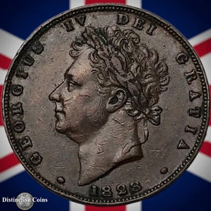 Great Britain 1828 Farthing 1/4d GB3334 - Picture 1 of 2