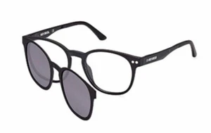 Harley Davidson HD0951 002 Matte Black Plastic Round Eyeglass 50-18-145 Clip On - Picture 1 of 3