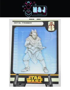 2004 STAR WARS Miniatures GOTAL FRINGER #9 45/60 CARD ONLY (Aussie Seller) - Picture 1 of 2