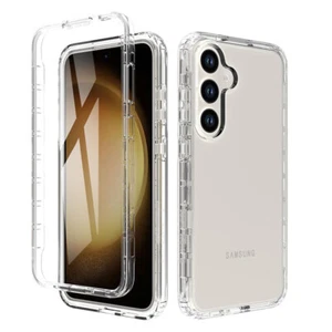 Custodia per Samsung Galaxy S24+ - anteriore e posteriore trasparente antiurto bumper gel cover - Foto 1 di 5
