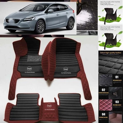 For Volvo V40 Car Floor Mats Floor Liners Car Carpet Guard Interior Accessories Foto 1 de 4