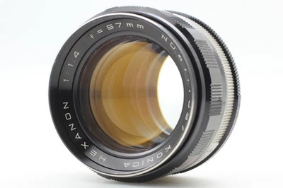 [Excelente+++++] Lente estándar Konica Hexanon 57 mm f/1,4 AR de JAPÓN #KO-02134 Foto 1 de 4