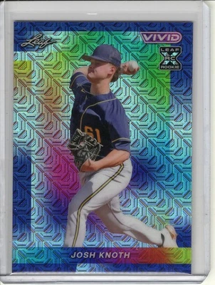 2023 LEAF VIVID JOSH KNOTH ROOKIE/RC #3/7 - Image 1 of 2