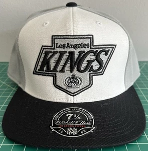 Mitchell & Ness NHL Los Angeles Kings Hi Crown eng anliegende 7 3/8 Mütze Kappe kostenloser Versand - Bild 1 von 11