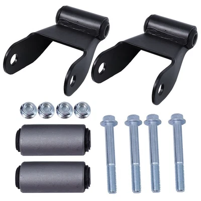 2PCS Rear Leaf Spring Rear Hanger Shackle Kit for Ford E-150 Ranger Mazda 722001 Foto 1 de 4