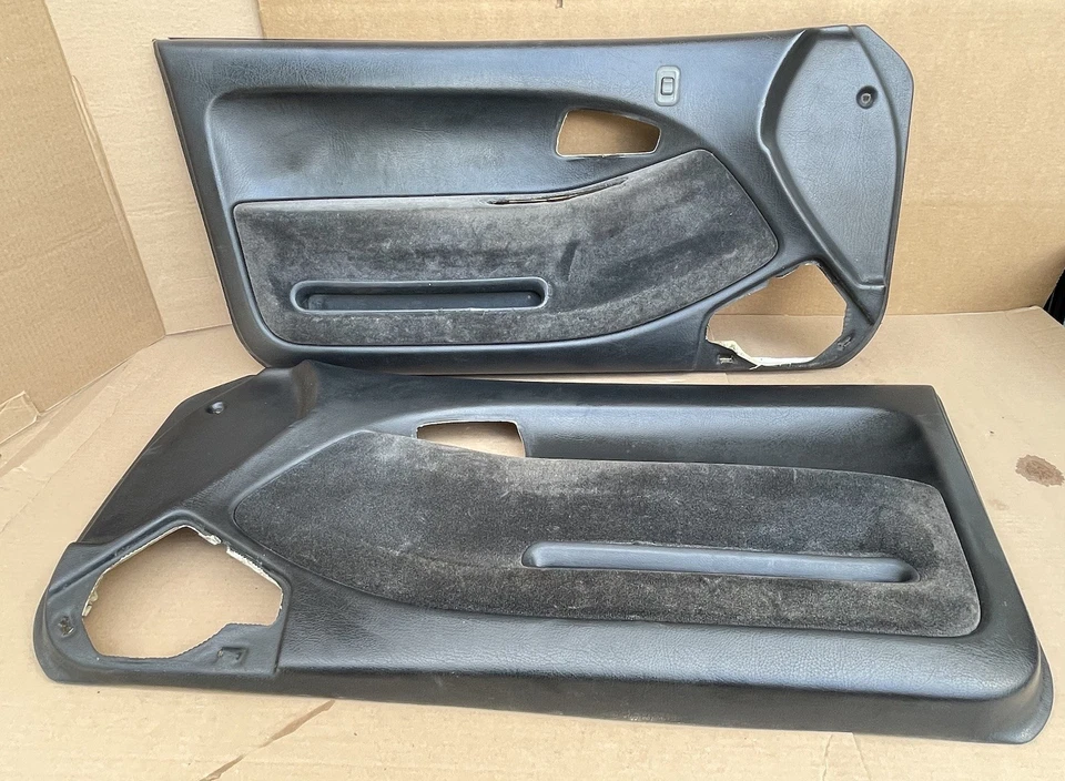 Honda Civic 1992-1995 cupé paneles de puerta de 2 puertas negro conductor pasajero potencia OEM Foto 1 de 4