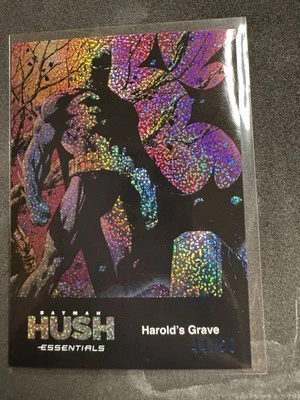 2025 Cryptozoic Batman Hush Essential cards “Harold’s Grave” 44/50 Blue Sparkle  - Image 1 of 3
