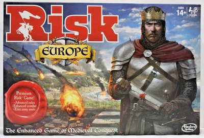 NEW Hasbro RISK EUROPE Enhanced Game of Medieval Conquest Boardgame Sealed 2015 - Image 1 of 4
