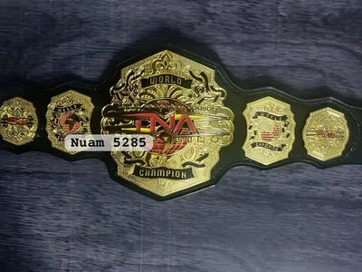 Cinturón de campeonato de lucha de peso pesado campeón mundial de TNA 2 mm Foto 1 de 4