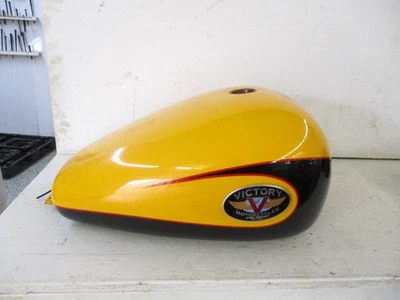 02 Victory Standard Deluxe Cruiser amarillo negro tanque de combustible de gasolina 1013279A19 2002 Foto 1 de 4