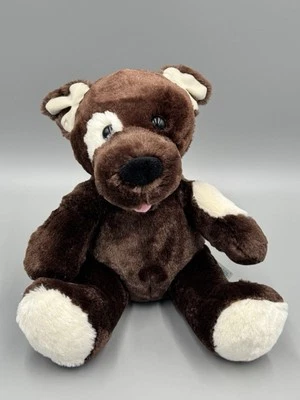 Build A Bear Chocolate Brown Dog Fudge Pup Plush 10" Stuffed Animal Toy - Image 1 of 4