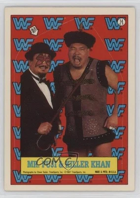 1987 Topps WWF Stickers Mr Fuji Killer Khan #14 - Image 1 of 2