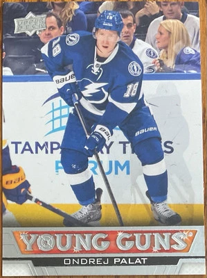2013-14 Upper Deck Young Guns Rookie RC Ondrej Palat #481 Tampa Bay Lightning - Image 1 of 2