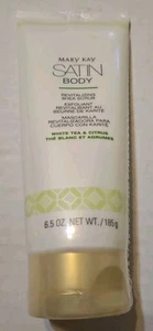 MARY KAY SATIN BODY WHITE TEA AND CITRUS Revitalizing Shea Scrub NEW SEALED - Picture 1 of 4
